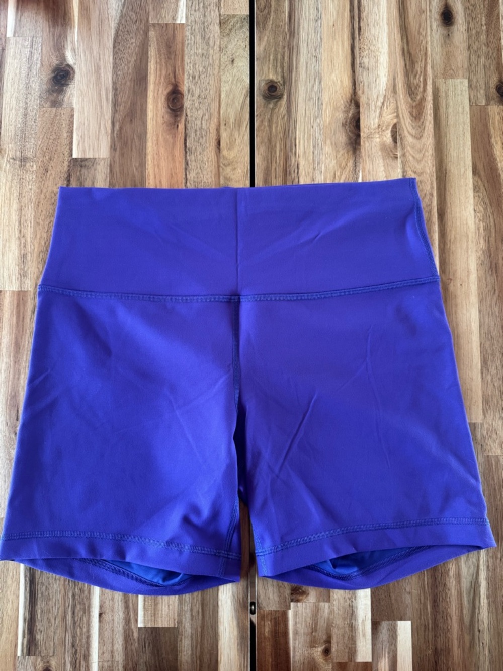 lululemon athletica Vibrant Purple High-Rise Bike Shorts